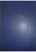 Lekcjonarz mszalny IV