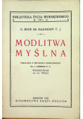 Modlitwa myślna 1931 r