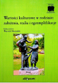 Wartości kulturowe w rodzinie