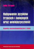 Nabywanie języków trzecich i kolejnych oraz wielojęzyczność