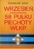 Wrzesień zwiadowców 58 Pułku piechoty Wlkp.