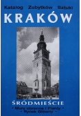Kraków Śródmieście mury obronne i planty rynek główny