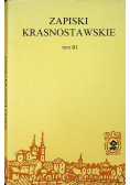 Zapiski krasnostawskie Tom III
