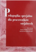 Pedagogika specjalna dla pracowników socjalnych