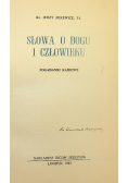 Słowa o Bogu i człowieku