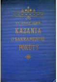 Kazania o sakramencie pokuty 1930 r