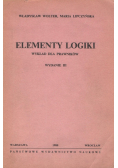 Elementy logiki wykład dla prawników