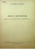 Spór o metafizykę