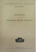 Podstawy prawa karnego