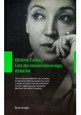 List do nienarodzonego dziecka