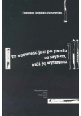 Ta opowieść jest po prostu za szybka któż ją wytrzyma