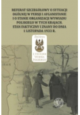 Referat szczegółowy o sytuacji ogólnej w Persji i Afganistanie i o stanie organizacji wywiadu polskiego w tych krajach. Stan faktyczny i znany do dnia 1 listopada 1933r.