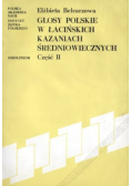 Głosy polskie w łacińskich kazaniach średniowiecznych Część II