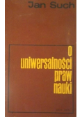 O uniwersalności praw nauki