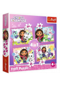 Puzzle 4w1 Przygody Gabi
