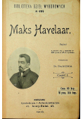 Maks Havelaar część I 1903r