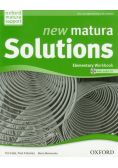 New Matura Solutions Elementary Workbook with CD