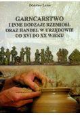 Garncarstwo i inne rodzaje rzemiosł