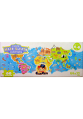 CzuCzu Puzzle Mapa świata Zwierzęta