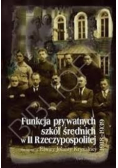 Funkcja prywatnych szkół średnich w II Rzeczypospolitej 1918-1939