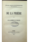 De la priere par une femme du monde 1869 r