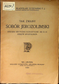 Tak zwany Sobór Jerozolimski 1924r