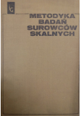 Metodyka badań surowców skalnych