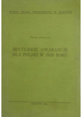 Brytyjskie gwarancje dla Polski w 1939 roku