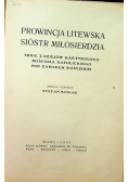 Prowincja Litewska Sióstr Miłosierdzia 1933 r