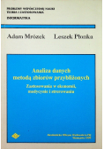 Analiza danych metodą zbiorów przybliżonych