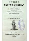 Święta Marya- Magdalena 1861 r.