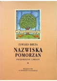 Nazwiska Pomorzan pochodzenie i zmiany