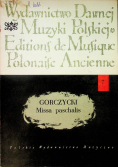 Gorczycki Missa paschalis