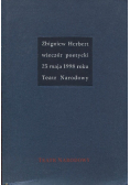 Zbigniew Herbert wieczór poetycki 25 maja 1998 roku