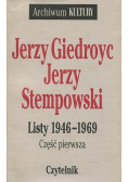 Listy 1946 - 1969 Część 1