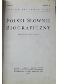 Polski słownik biograficzny Tom XX 1 zeszyty od 84 do 87