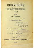 Cuda Boże w Przenajświętszym Sakramencie Tom I 1898r