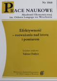 Efektywność rozważania nad istotą i pomiarem