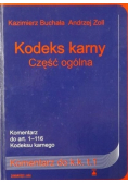 Kodeks karny część ogólna