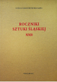 Roczniki Sztuki Śląskiej XXII