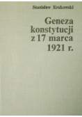 Geneza konstytucji z 17 marca 1921 r
