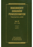 Dokumenty Soborów Powszechnych Tom IV