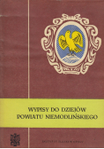 Wypisy do dziejów Powiatu Niemodlińskiego