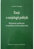 Eseje o socjologii polityki