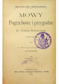 Mowy Pogrzebowe i przygodne część 2 1901 r.