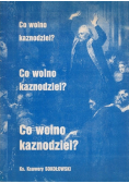 Co wolno kaznodziei?