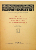 Praca pisarza księgarza i bibliotekarza w starożytności