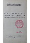 Metodyka arytmetyki i geometrii w pierwszych latach nauczania 1939 r.