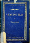 Arystoteles Pisma rożne