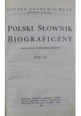 Polski słownik biograficzny Tom XX